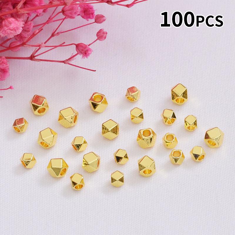 Shiny Gold Plated Faceted Spac - Jewelry Making Ideas With Beads review and price