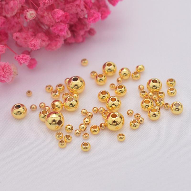 Shiny Gold Plated Faceted Spac - Jewelry Making Ideas With Beads review and price