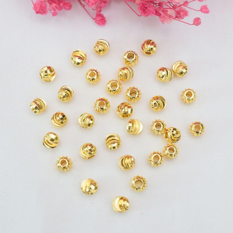 Shiny Gold Plated Faceted Spac - Jewelry Making Ideas With Beads review and price