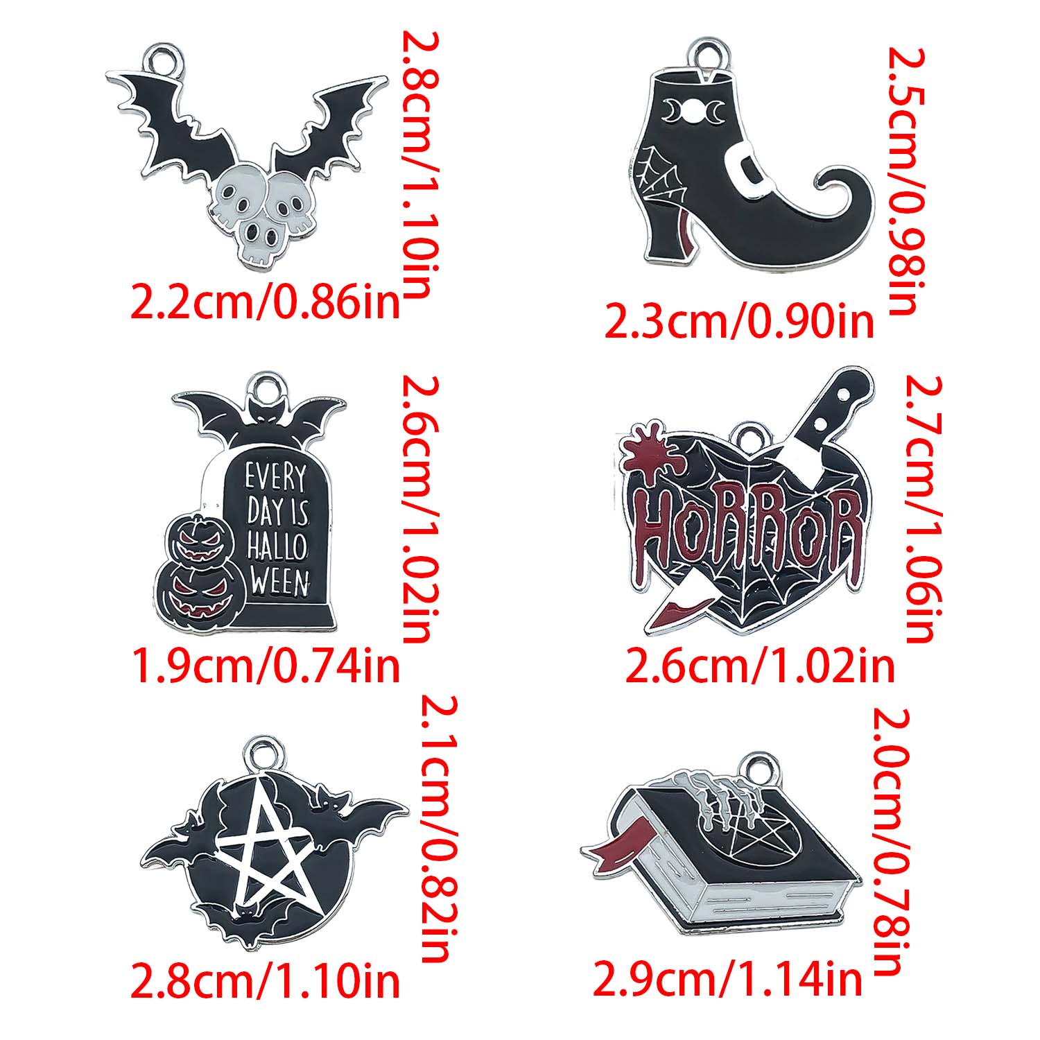 6/10pcs Horror Halloween Decor - Jewelry Making Guide Book review and price