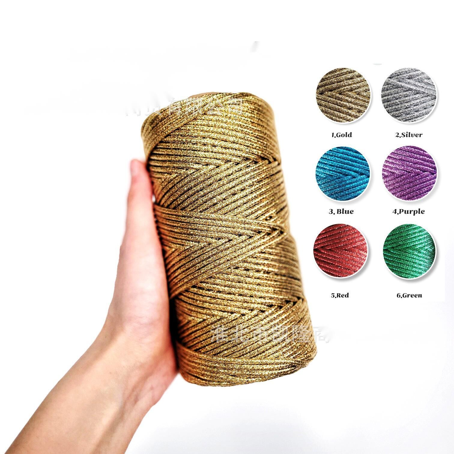 Shiny Metallic Braided Cord 3m - Jewelry Making Machines review and price