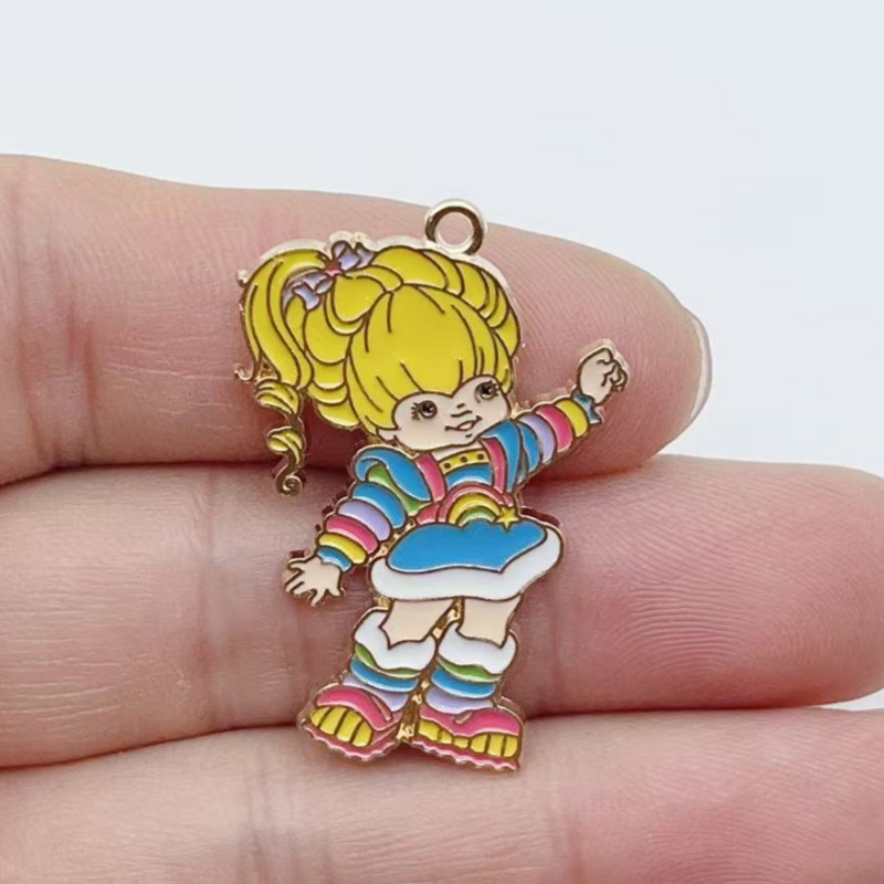 10pcs Cute Little Girl Enamel  - Jewelry Making Jewelry review and price