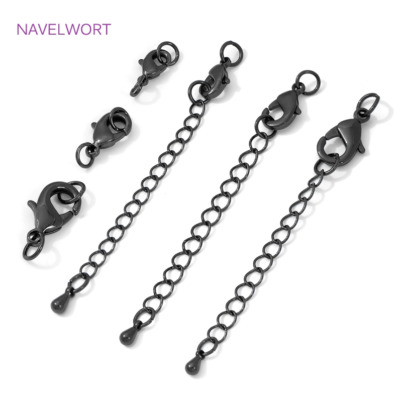 Black Color Brass Lobster Clas - Jewelry Making Essentials review and price