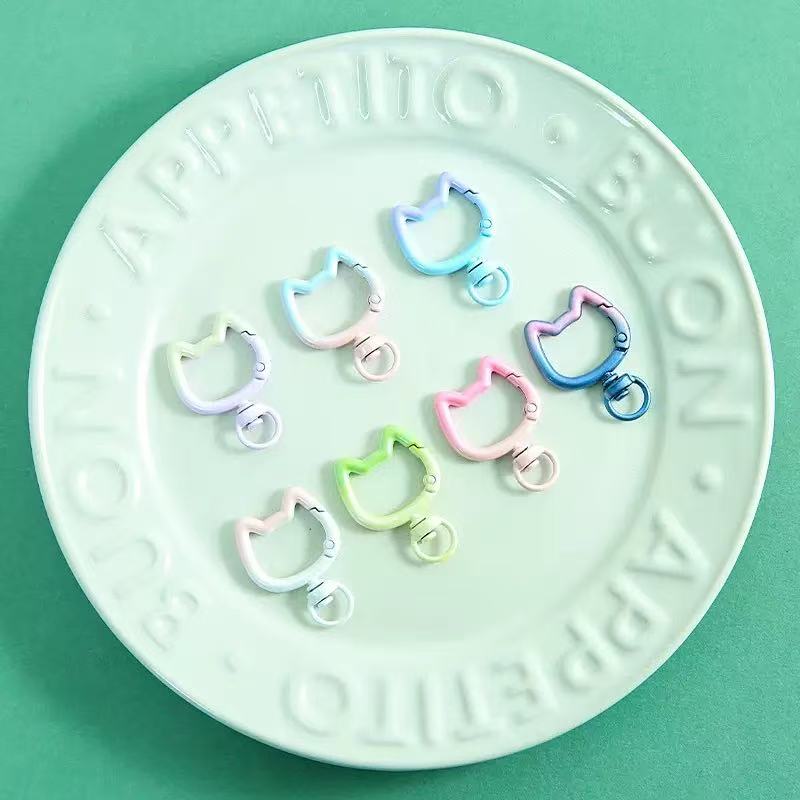 5-10PCS Gradient Cute Cat Clas - Jewelry Making Essentials review and price